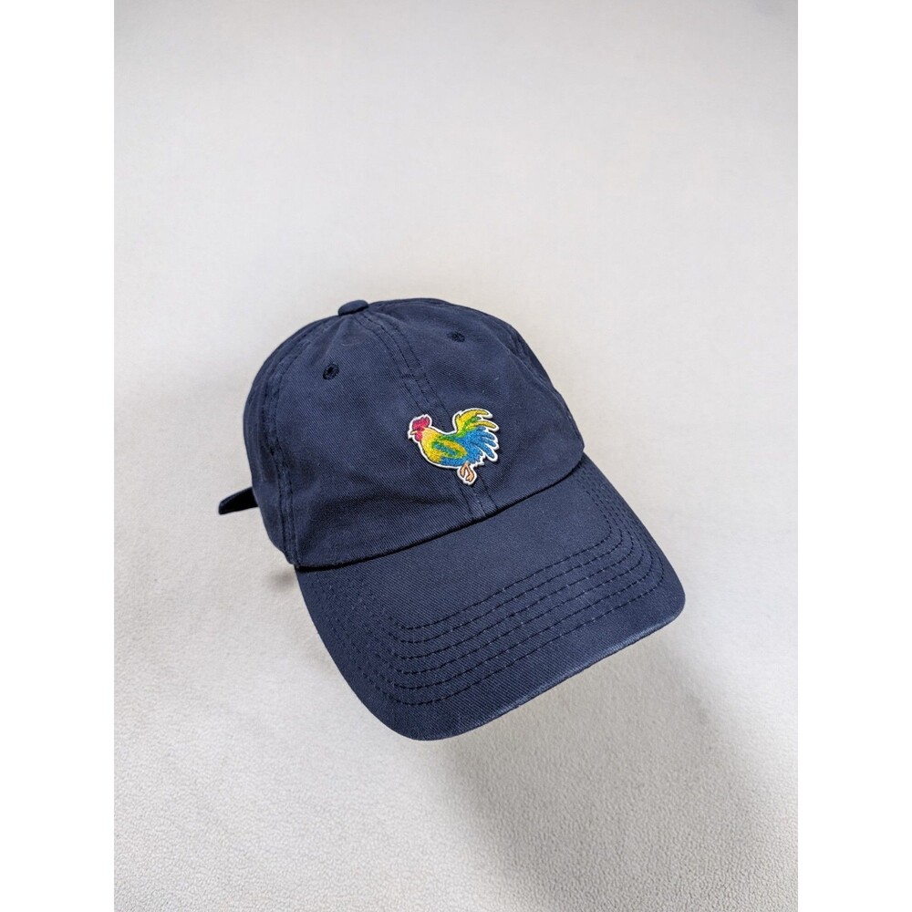 Chubbies Rooster Navy Blue Colorful Embroidered Dad Hat Strap Back